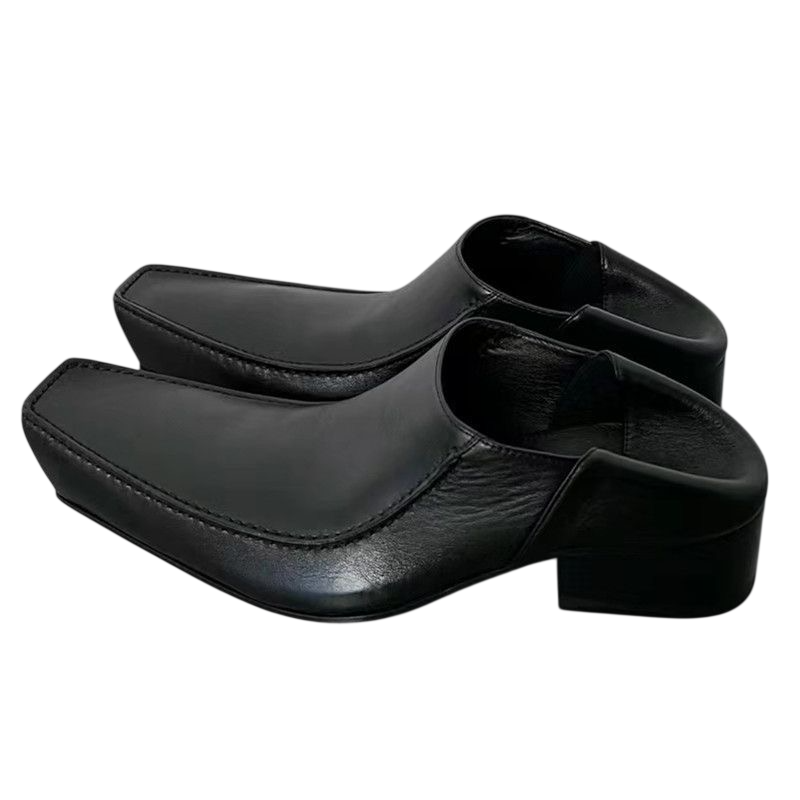 Чёрные мюли на каблуке — купить в Минске